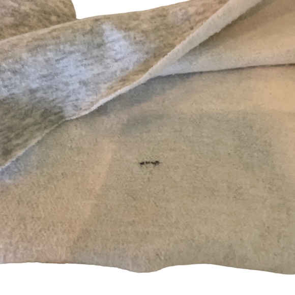 Be You Hooded Sweatshirt Grey With Black Tie Cropped Cut Off Pullover Size SP - Picture 7 of 12